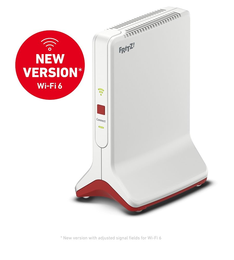 WLAN-Repeater 6000 Wi-Fi 6 Tri-Band bis 6.000 MBit/s Gigabit-LAN WLAN Mesh WPS automatische Bandauswahl