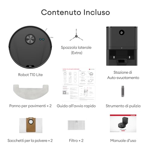 Ultenic T10 Lite Aspirapolvere Lavapavimenti