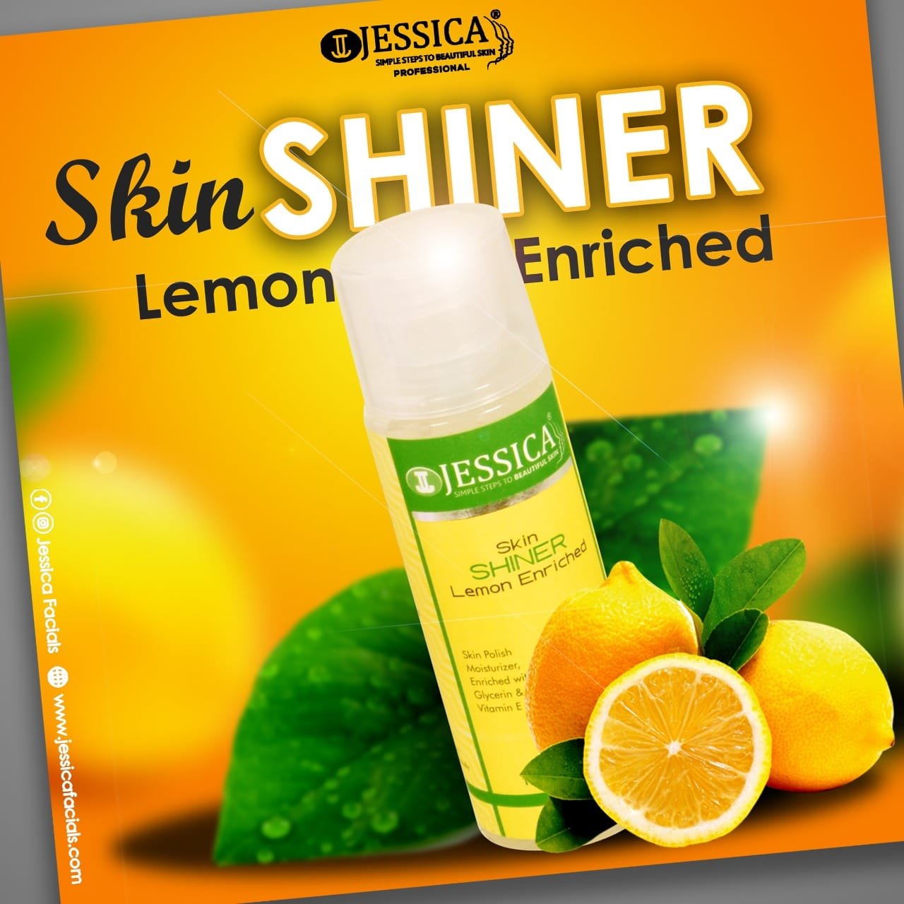 Jessica Skin Shiner �?Lemon Enriched Skin Polish for Radiant Glow