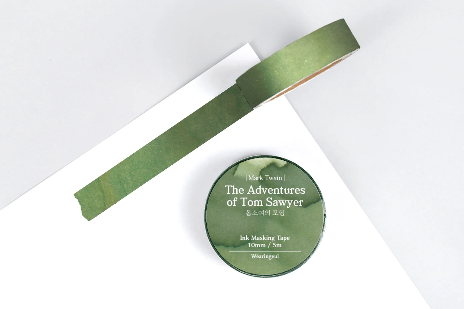 Wearingeul Ink Washi Tape - World Literature - The Adventures of Tom Sawyer