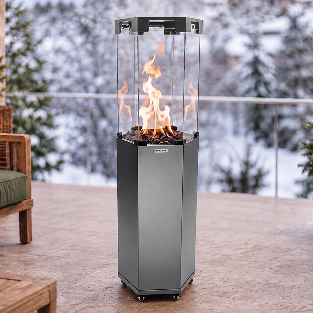 BRAST Gasheizer Gasheizstrahler FLAME