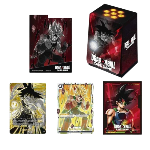 Dragon Ball Super Card Game: Fusion World – Official Card Case & Sleeves Set 1 Display: Bardock