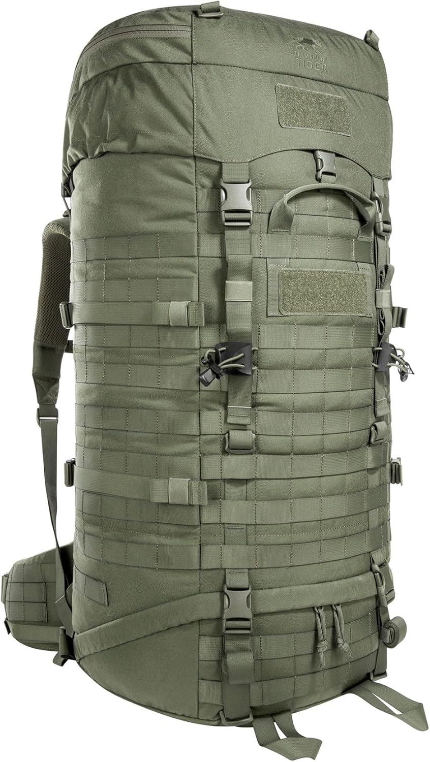 Tasmanian Tiger TT Base Pack 75 Modularer, erweiterbarer Einsatz-Rucksack 75L bis 90L Volumen, Ergonomischer Trekking-Rucksack mit Molle-System