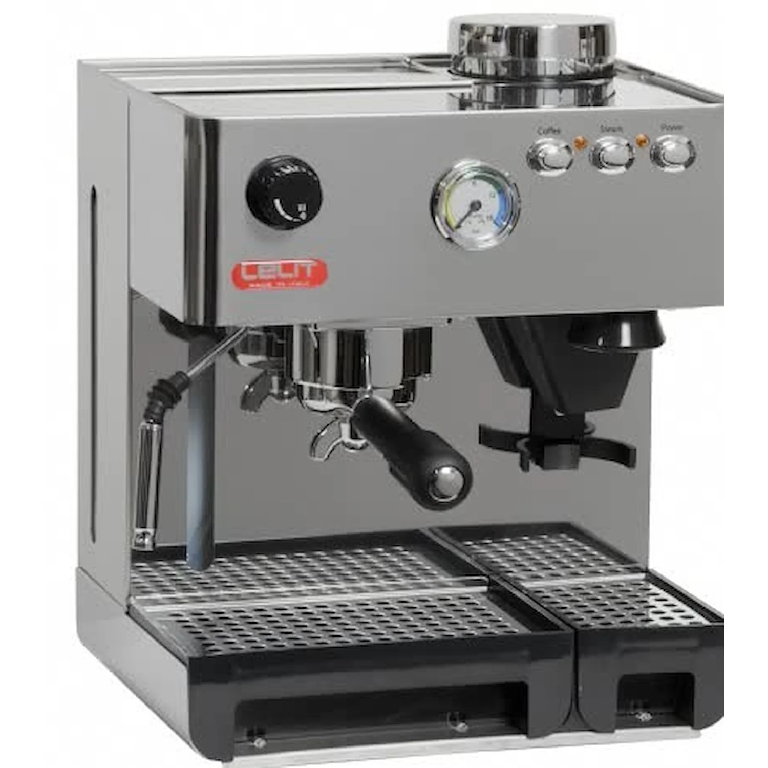 LELIT MACCH.CAFFE ESPRESSO AUT.CALD.OTTONE C/MACINACAFFE