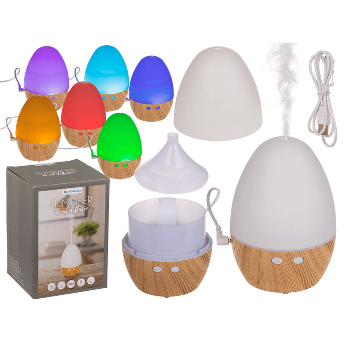 Luftbefeuchter Luftbefeuchter/Öl-Diffuser, Ei