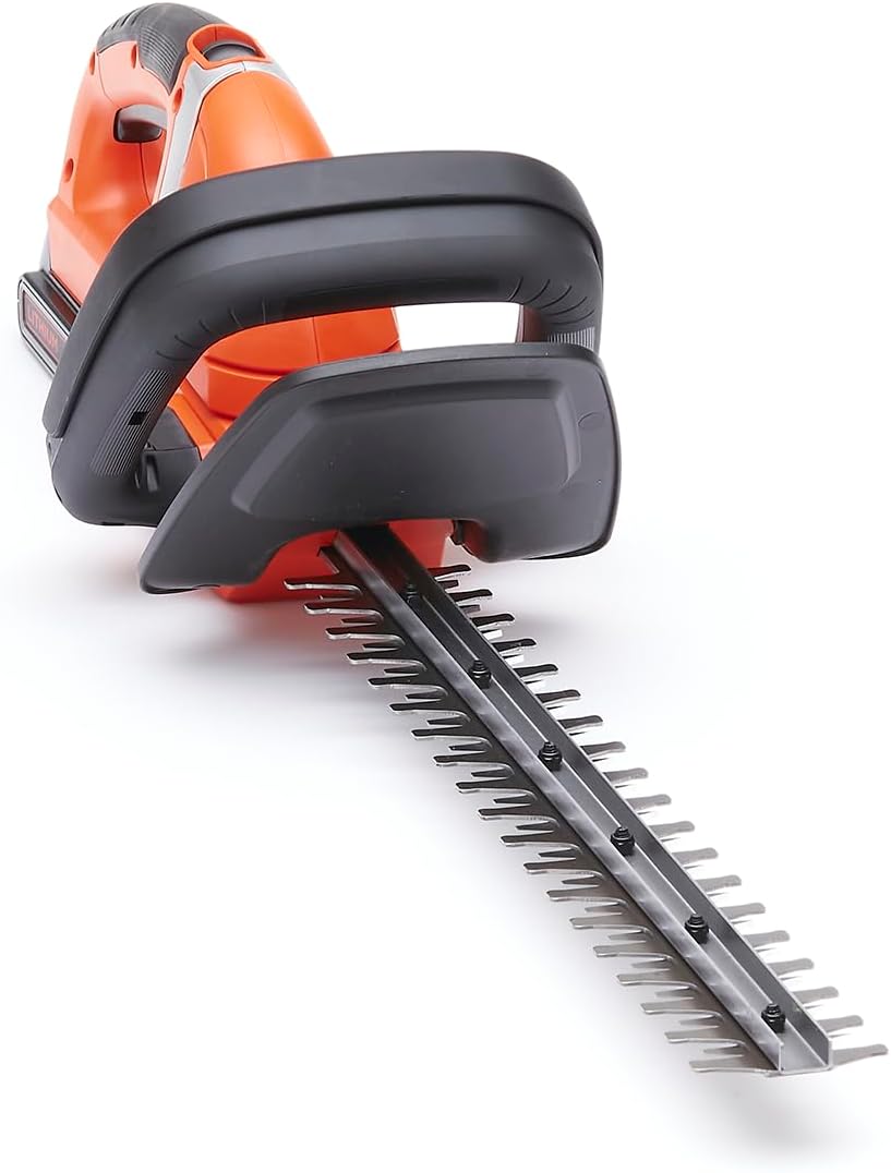 Black+Decker 18 V Akku Heckenschere GTC1845L20 (mit E-Drive Technologie zum Schneiden Harter & Dicker ste sowie mittlerer bis groer Hecken – 18mm Schnittstrke – 18V – 2,6kg leicht)