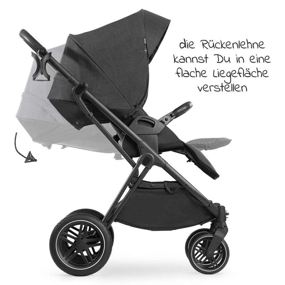 Kombi-Kinderwagen Vision X Duoset Black - Melange Black