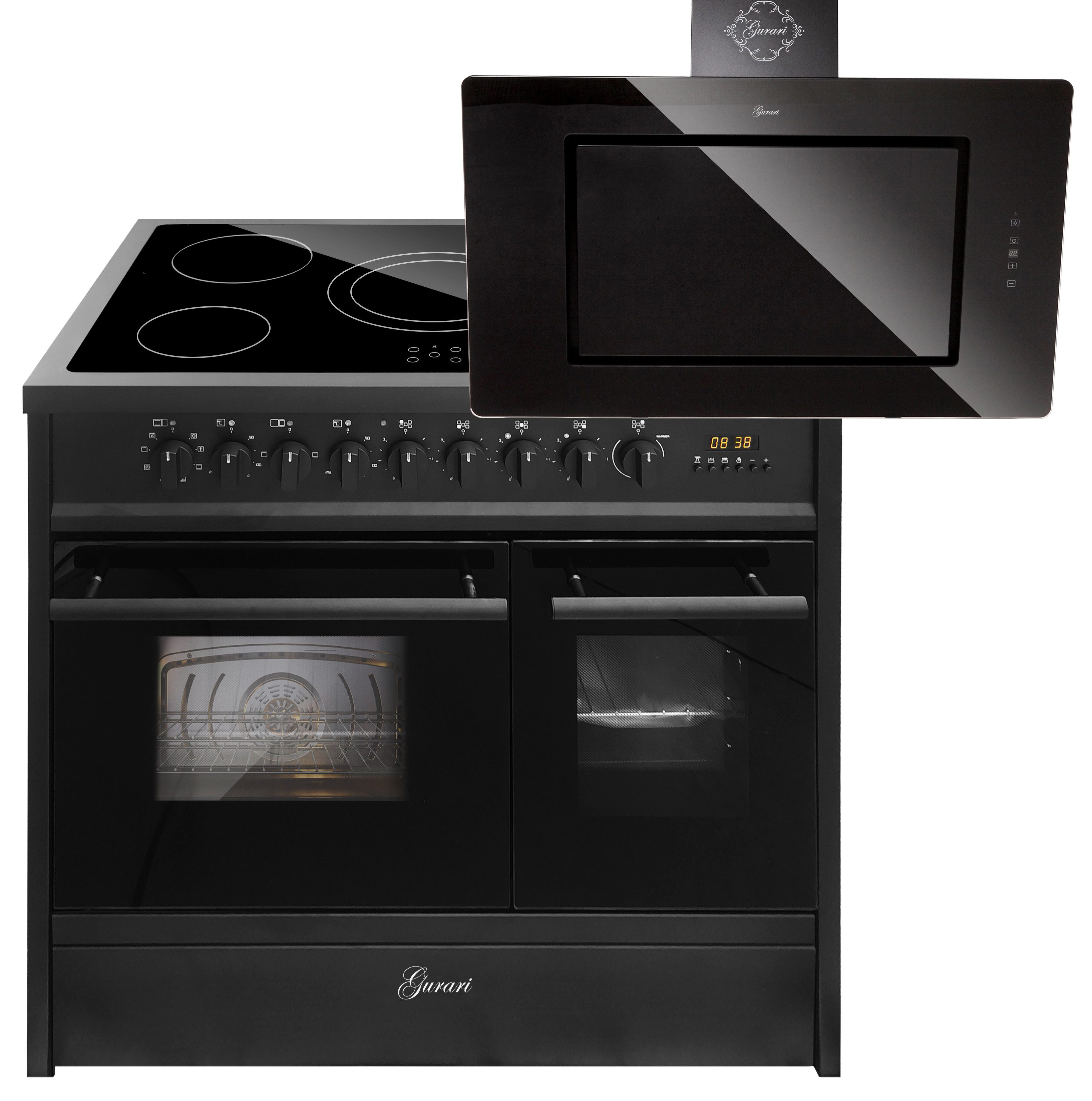 Elektro-Standherd GCH E 912 DF BL+GCH S 155 BL 90 Prime