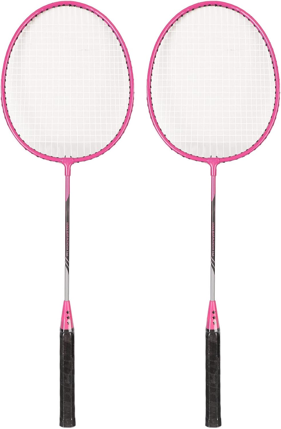 Wakects Set di Racchette da Badminton da 2 Racchette da Badminton Ultraleggere Professionali in Lega di Ferro con 3 Palline e Borsa per Racchette per Allenamento Sportivo per
