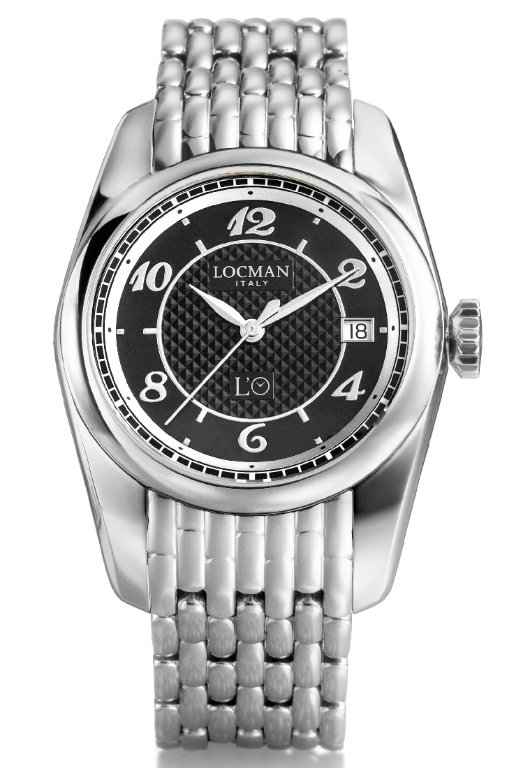 Locman XXIV Canto nero bracciale titanio 0LO4T01A-00BKKNB0