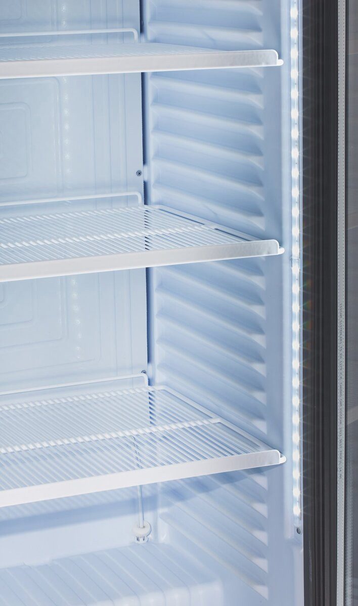 Getränkekühlschrank Getränkekühlschrank 382, Glastür, LED