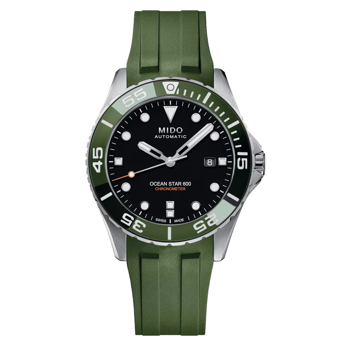 Orologio Mido Ocean Star 600 Chronometer ghiera verde ceramica