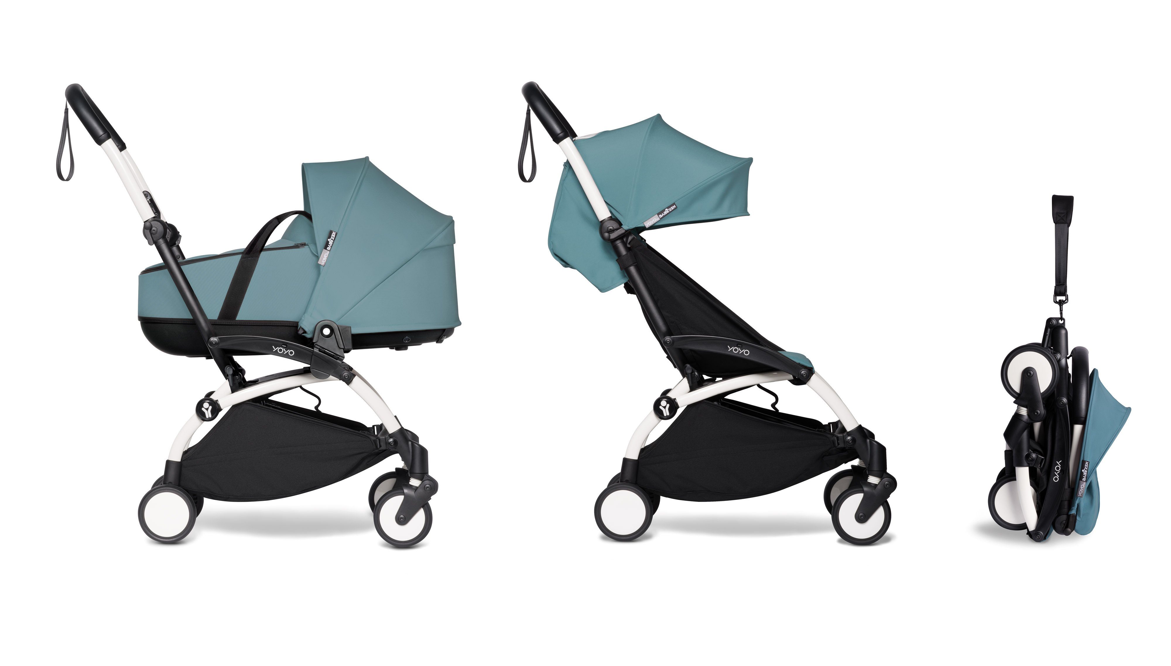 Kombi-Kinderwagen Komplett-Set YOYO mit Gestell, Liegewanne und 6+ Textilset