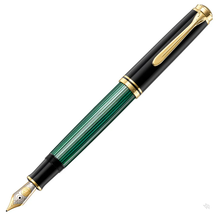 Pelikan Souveran M800 Fountain Pen - Black/Green
