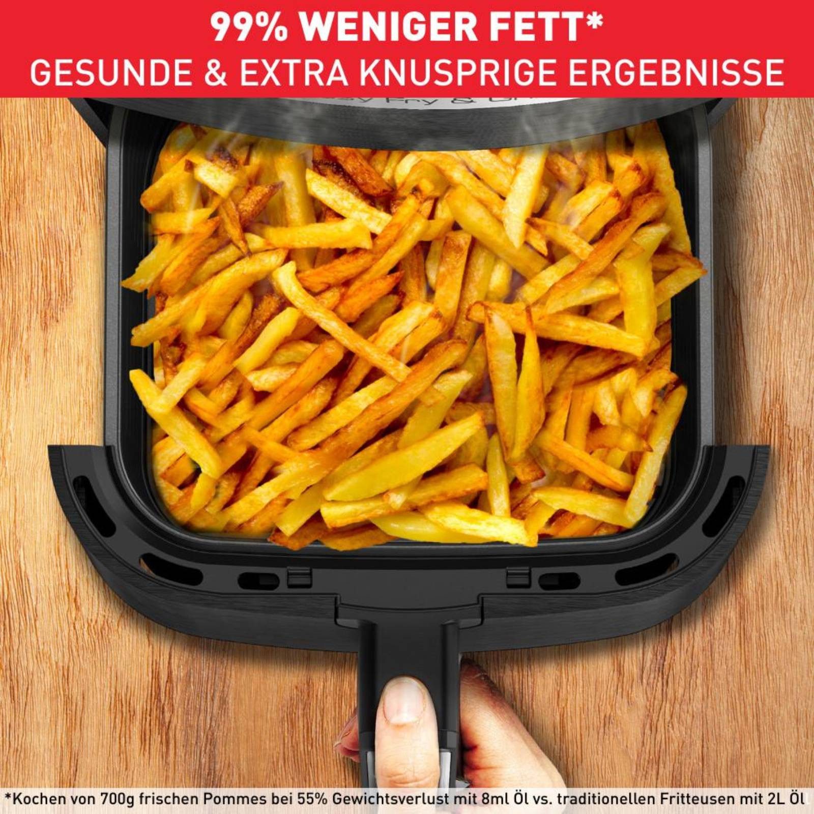 Fritteuse EY501D Easy Fry & Grill XL