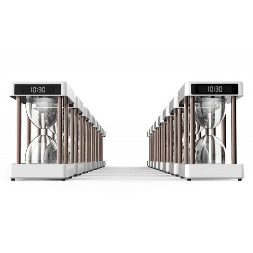 KOVODA Air Purifier with Anti Gravity Time Water Droplet Hourglass Filterless Air Purifier