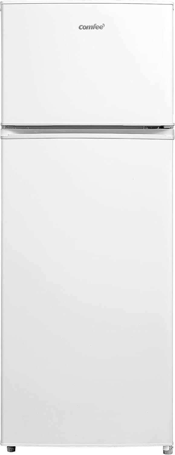 COMFEE' RCB169DK2(E) Frigorifero doppia porta 174L, Congelatore da incasso, Basso Gelo, Altezza 150 cm, Bassa Rumorosità 39 dB, Luce LED, Temperatura Regolabile, Nero