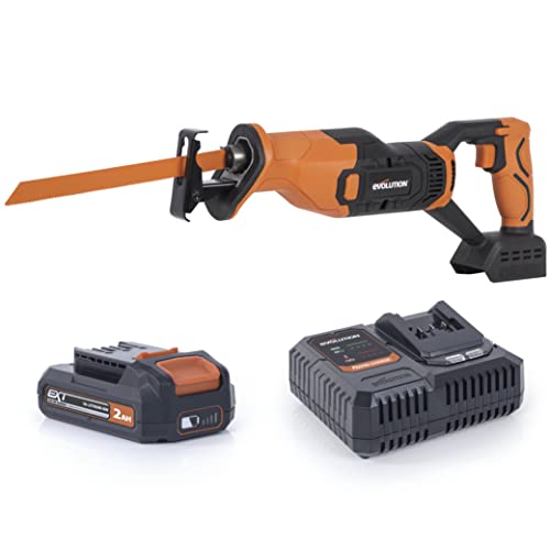 Evolution Sega universale a batteria R150RCP Li 18 V Li Ion EXT Inc Lame multimateriale : Amazon.it: Fai da te
