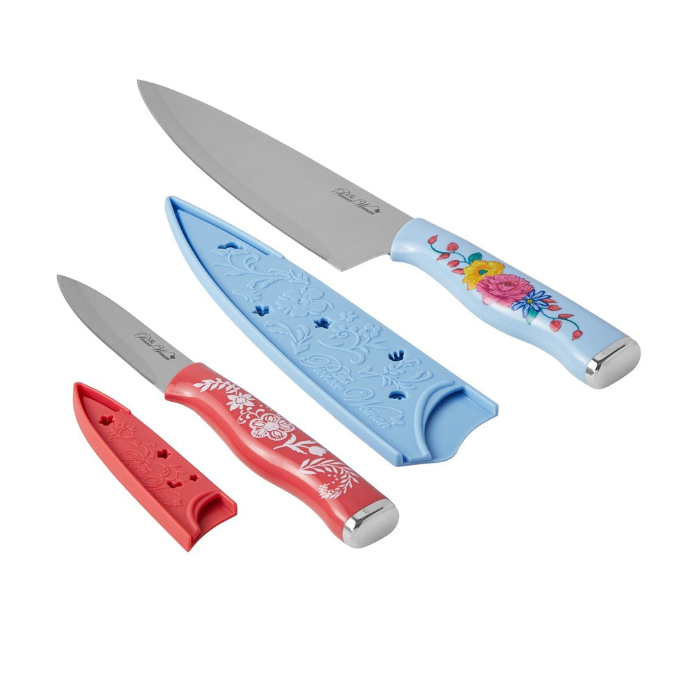 The Pioneer Woman Brilliant Blooms 38-Piece Cookware Set, Teal �C Complete Kitchen Solution with Floral Design