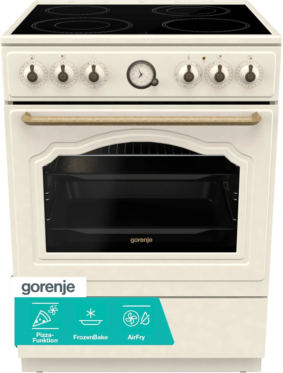 Gorenje Classico Collection GECS6B70CLI Standherd Champagne Creme