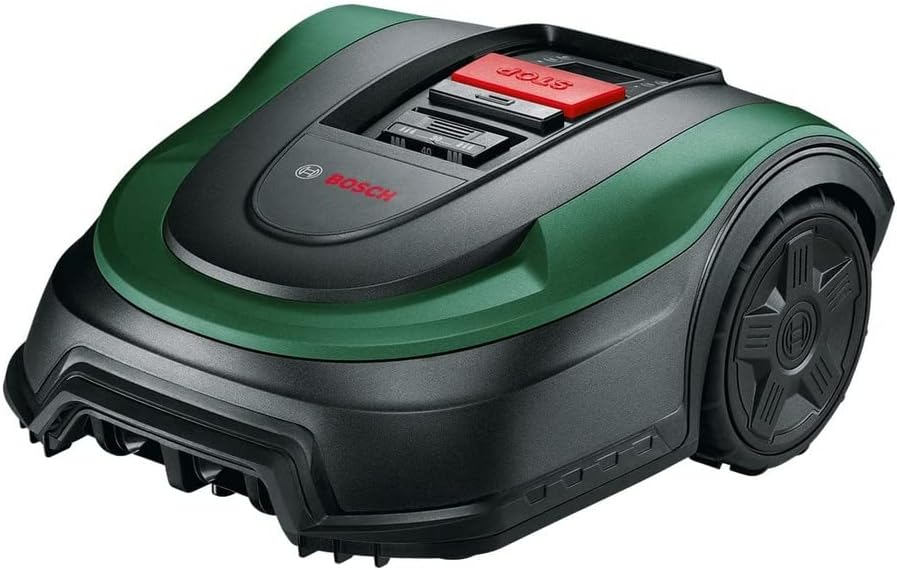Bosch Rasenmäher Roboter Indego XS 300 (mit integriertem 18-V-Akku, Ladestation enthalten, Schnittbreite 19 cm, für Rasenflächen bis 300 m2, im Karton)