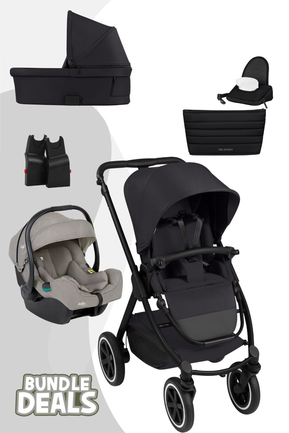Kombi-Kinderwagen ABC Design Samba 2 All in One Set inkl. Joie i-Gemm 3