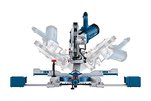 Bosch Professional Troncatrice radiale a batteria GCM 305 254 D (tagli fino a 90 x 305 mm, incl. 1 lama circolare, 2 supporti pezzo in lavorazione, sacco raccoglipolvere, dispositivo di serraggio) : Amazon.it: Fai da te