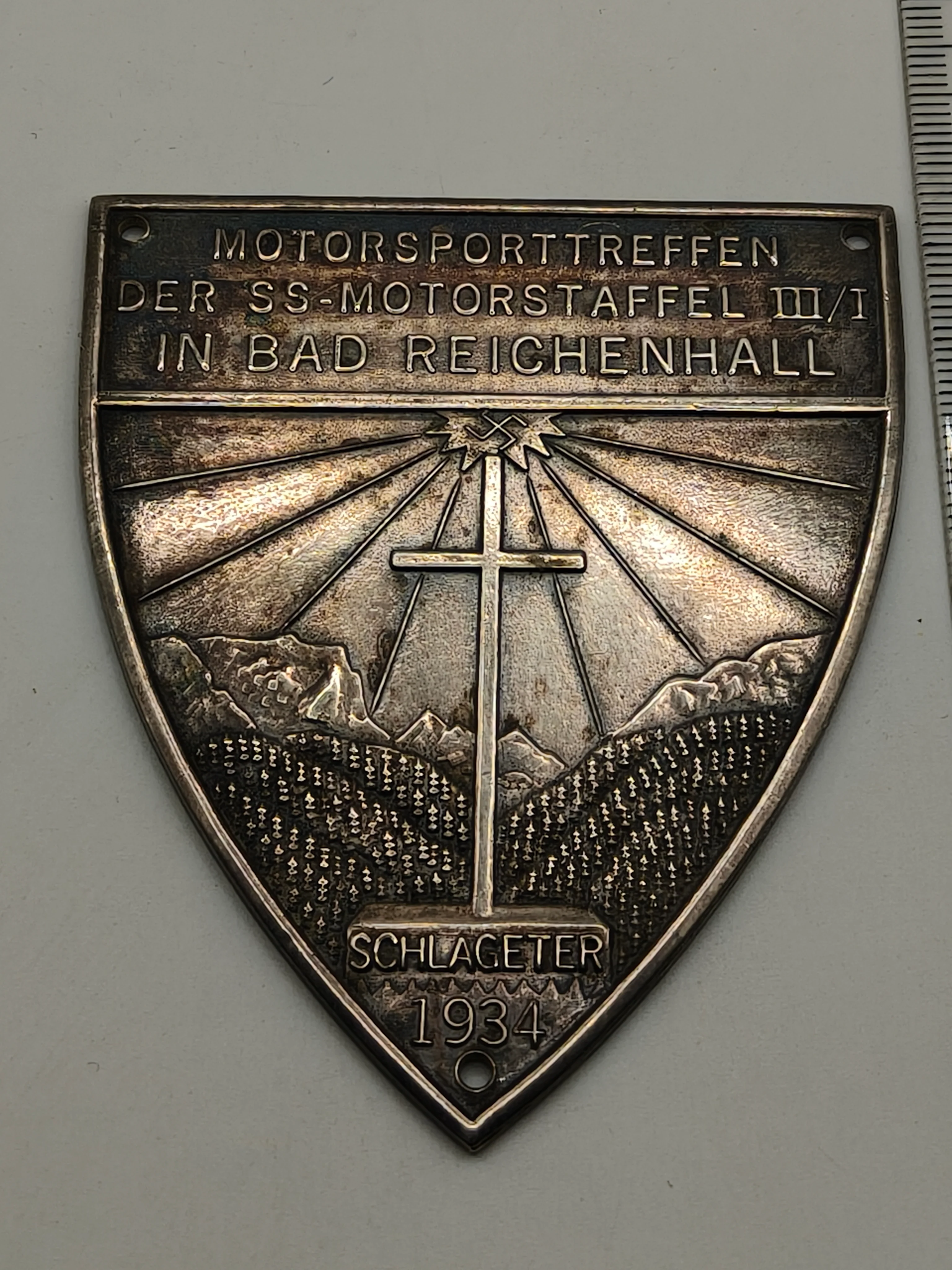 Placa escudo Insignia Motorsport SS 1934