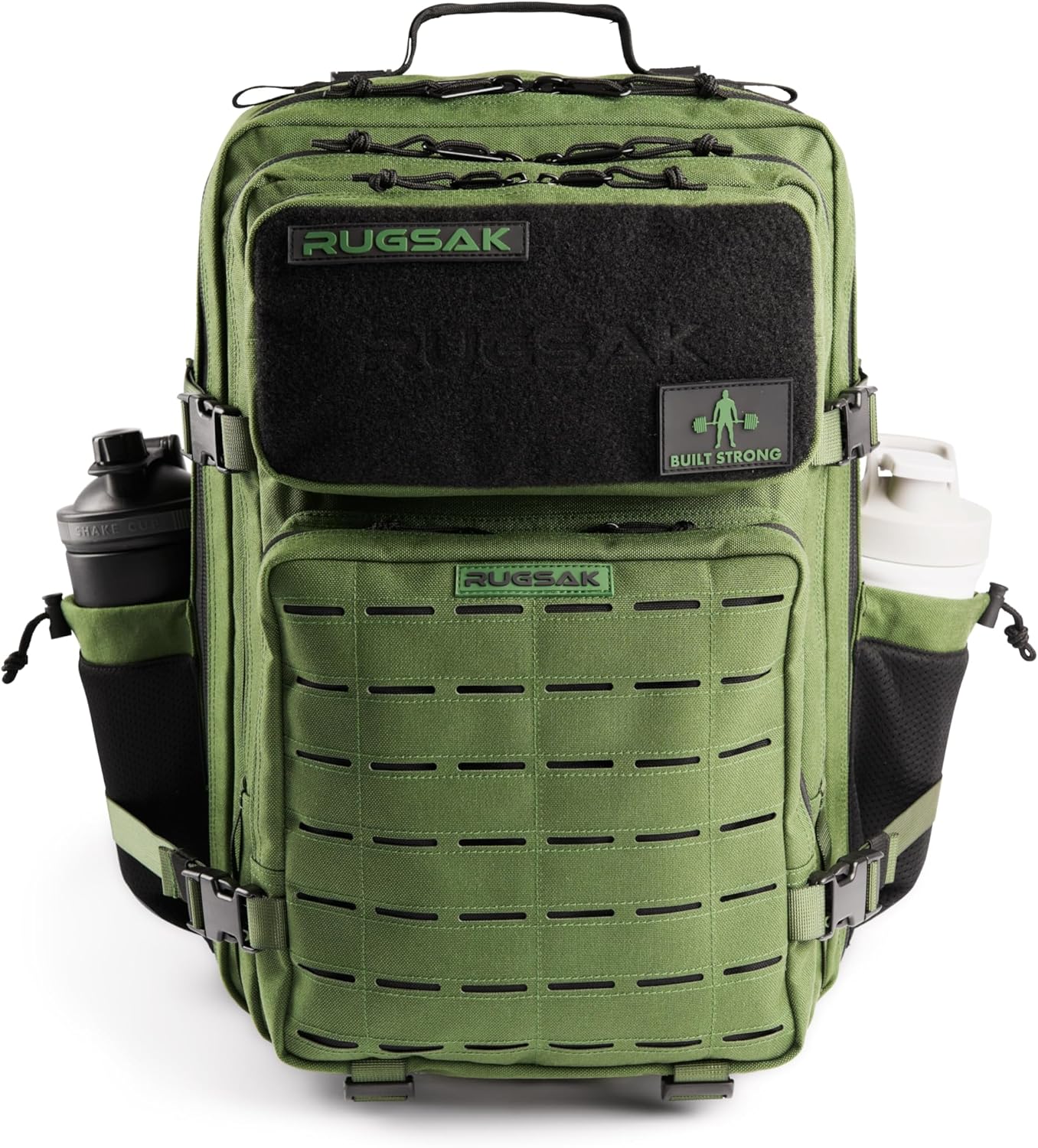 RUGSAK ALPHA | Taktischer Rucksack [20-45L] Wasserdicht & EXTREM Robust | Militär Survival Backpack | für Outdoor Arbeit Wandern Camping und Gym | Molle Reiserucksack Herren & Damen