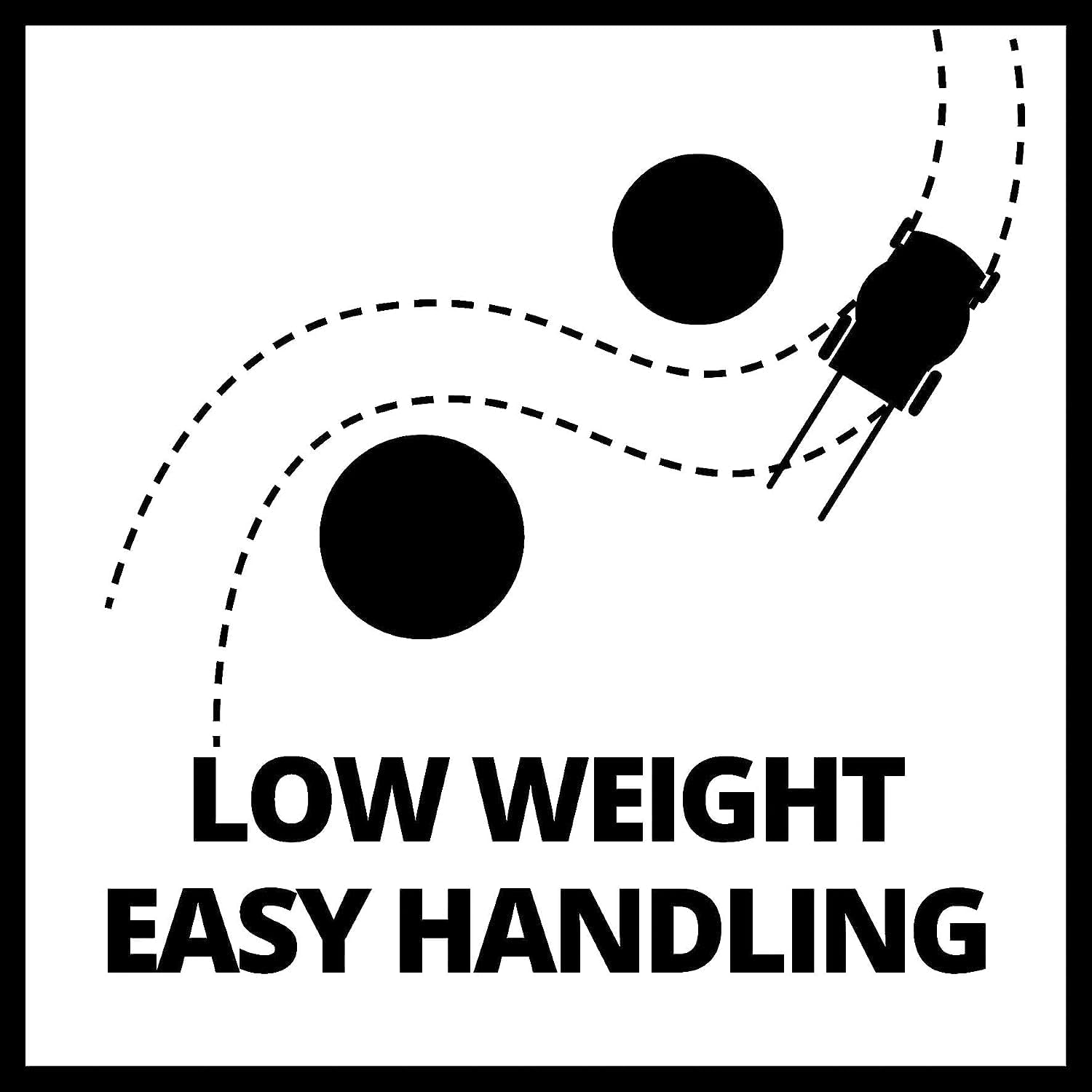 Einhell Hand-Rasenmher GC-HM 400 (bis zu 250 m, 40 cm Schnittbreite, kugelgelagerte Mhspindel mit 5 Stahlmessern, 4-stufige Schnitthheneinstellung 13-37 mm, 27 l-Fangkorb)