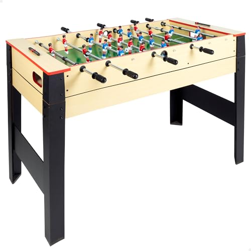 COLORBABY CB Games 85421   Tavolo multigiochi 14 in 1, Calcio balilla, Ping pong, Hockey, Biliardino, Giochi da tavolo, 121 x 62 x 79 cm, Calcio balilla per bambini, Regalo per tutta la famiglia : Giochi e giocattoli
