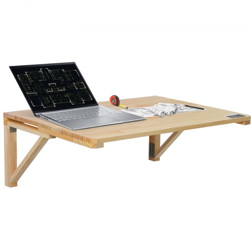 VEVOR Wandklapptisch Klapptisch Esstisch Küchentisch Wandtisch 80x60cm 45kg