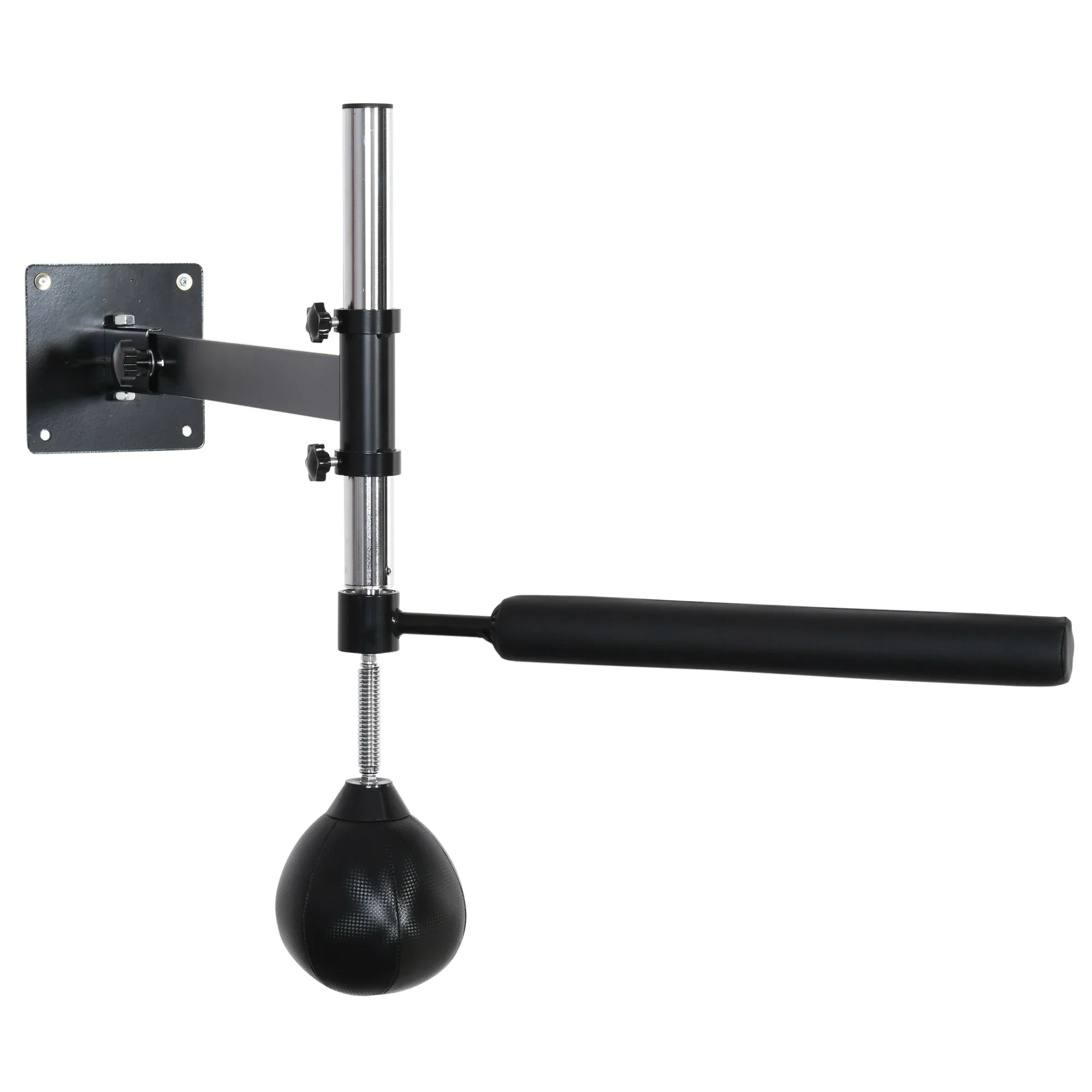 HOMCOM Boxgestell Punchingball in hoogte verstelbaar wandmontage