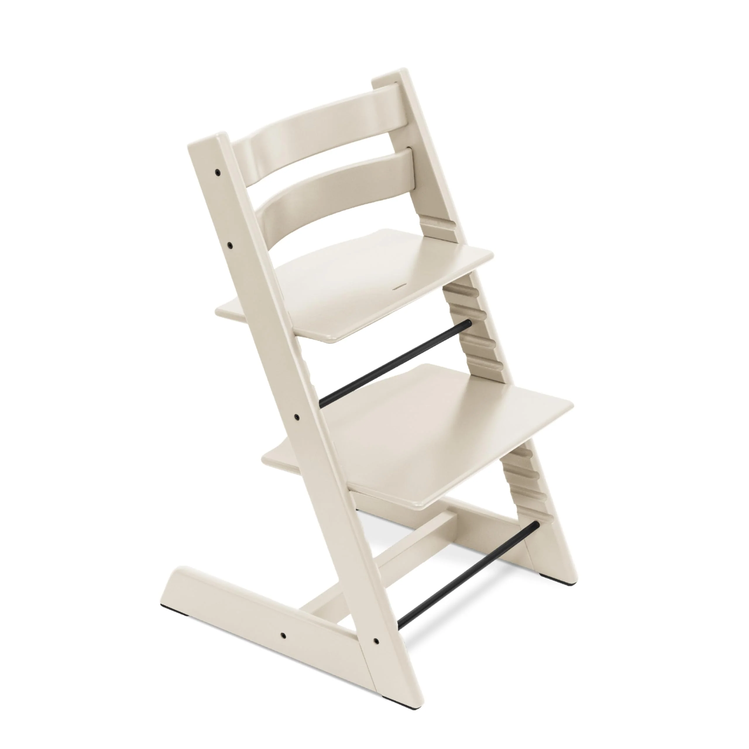 Stokke Tripp Trapp® Hochstuhl aus Holz, mitwachsender Kinderstuhl mit verstellbarer Sitz- und Fußplatte