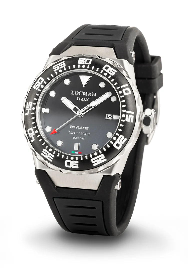 Orologio Locman Mare nero degrad�� cinturino silicone 0559A25A-00KANKSK2