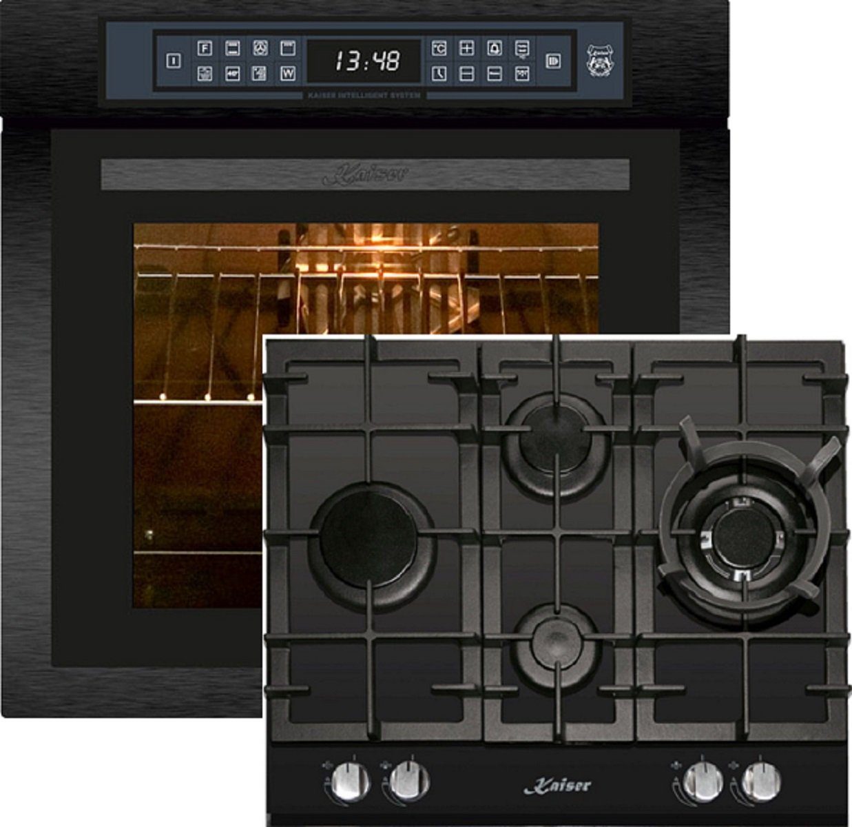 Backofen-Set EH 6306 RS + KCG 6394////