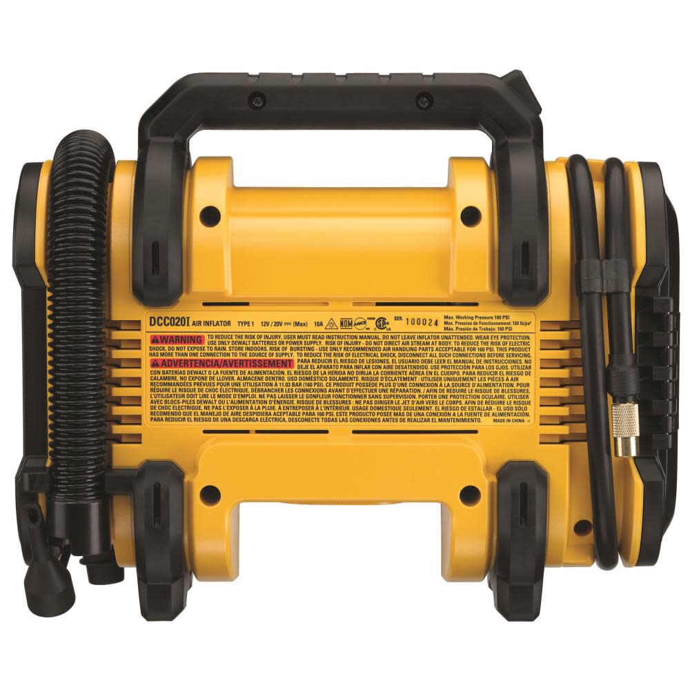 Gonfiatore 20V MAX Bare DCC020IB da