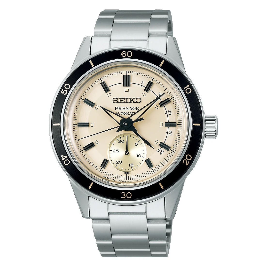 Orologio Seiko Presage SSA447J1 Style60's bianco riserva di carica