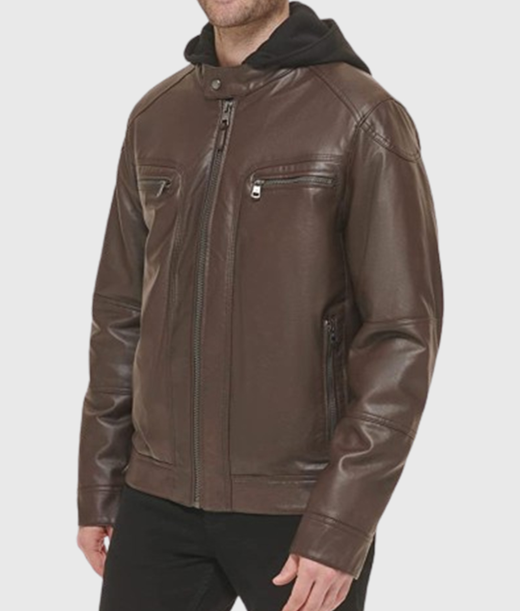 Carlo Brown Leather Jacket