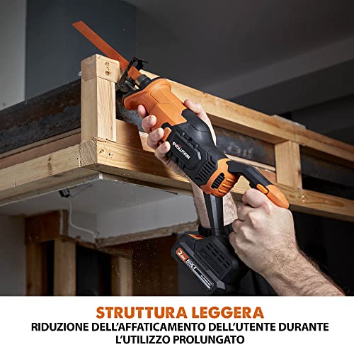 Evolution Sega universale a batteria R150RCP Li 18 V Li Ion EXT Inc Lame multimateriale : Amazon.it: Fai da te