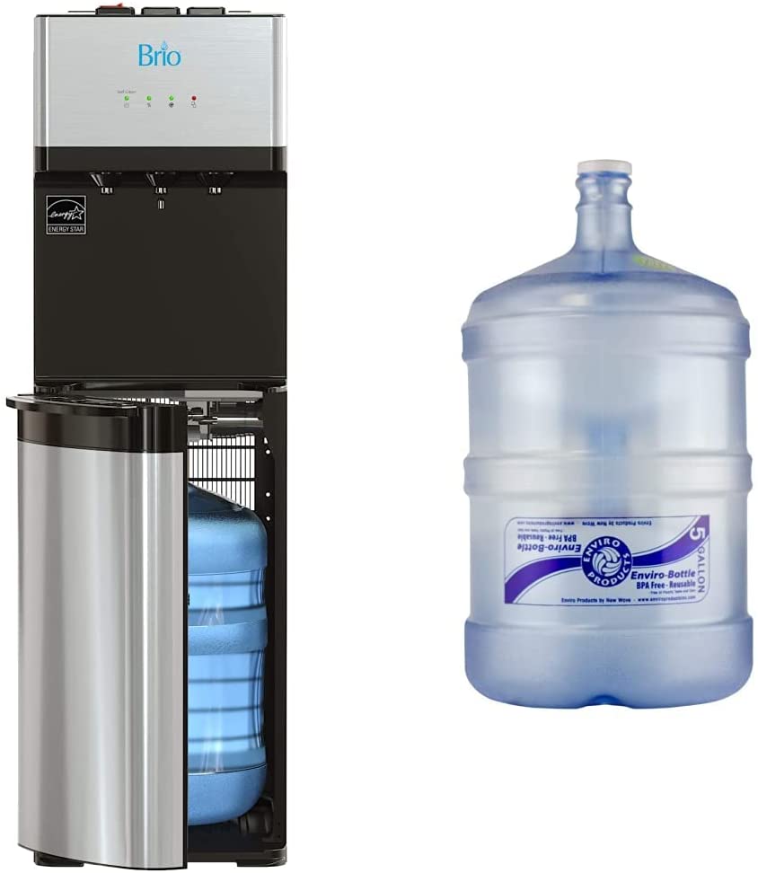 Brio Self Cleaning Bottom Loading Water Cooler Water Dispenser  3 Temperature Settings