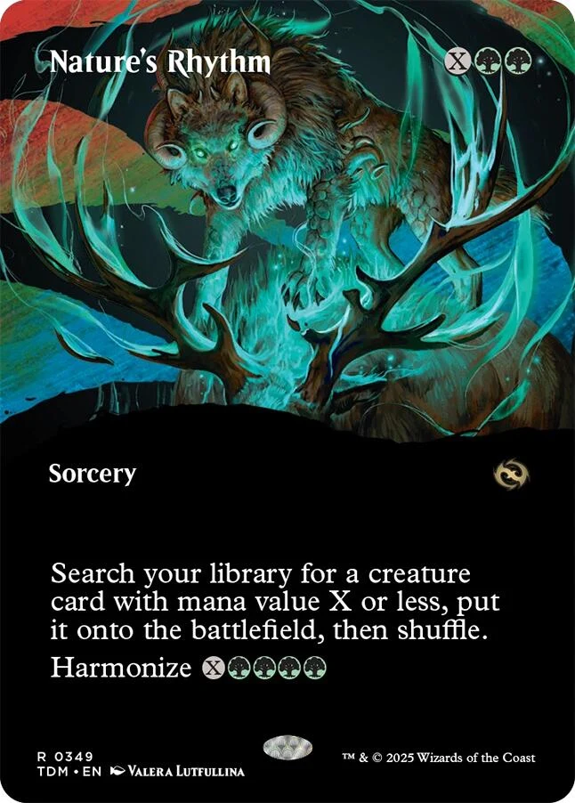 Nature's Rhythm (Borderless) (349) (Tarkir: Dragonstorm)
