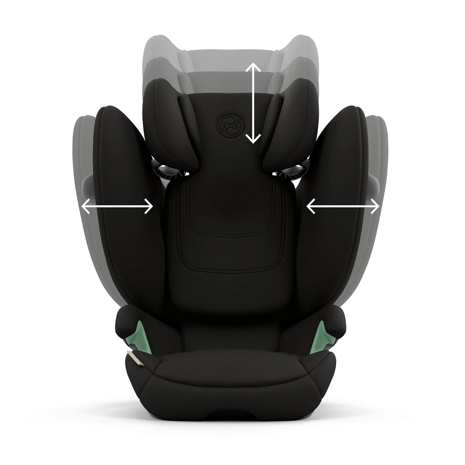 CYBEX Gold Kinder-Autositz Solution G i-Fix, F��r Autos mit und ohne ISOFIX, Ab ca. 3 bis 12 Jahre (100 - 150 cm), Ab ca. 15 bis 50 kg, Lava Grey