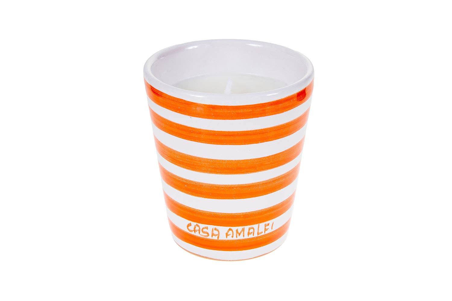 Summer in Sorrento �C Hand-Painted Ceramic Candle | Citrus & Floral (200g)