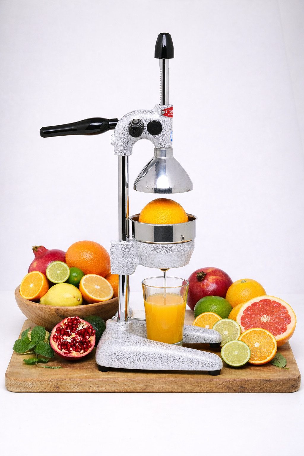 Entsafter Professionelle Orangenpresse Granatapfelpresse Farbe Silber
