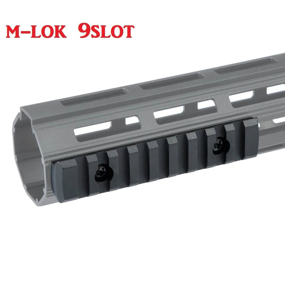 Green Blob Outdoors M-Lok (9 Slot) (B-094) for Handguards, Picatinny Weaver Rail Section Aluminum