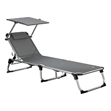 lettino kamp grigio