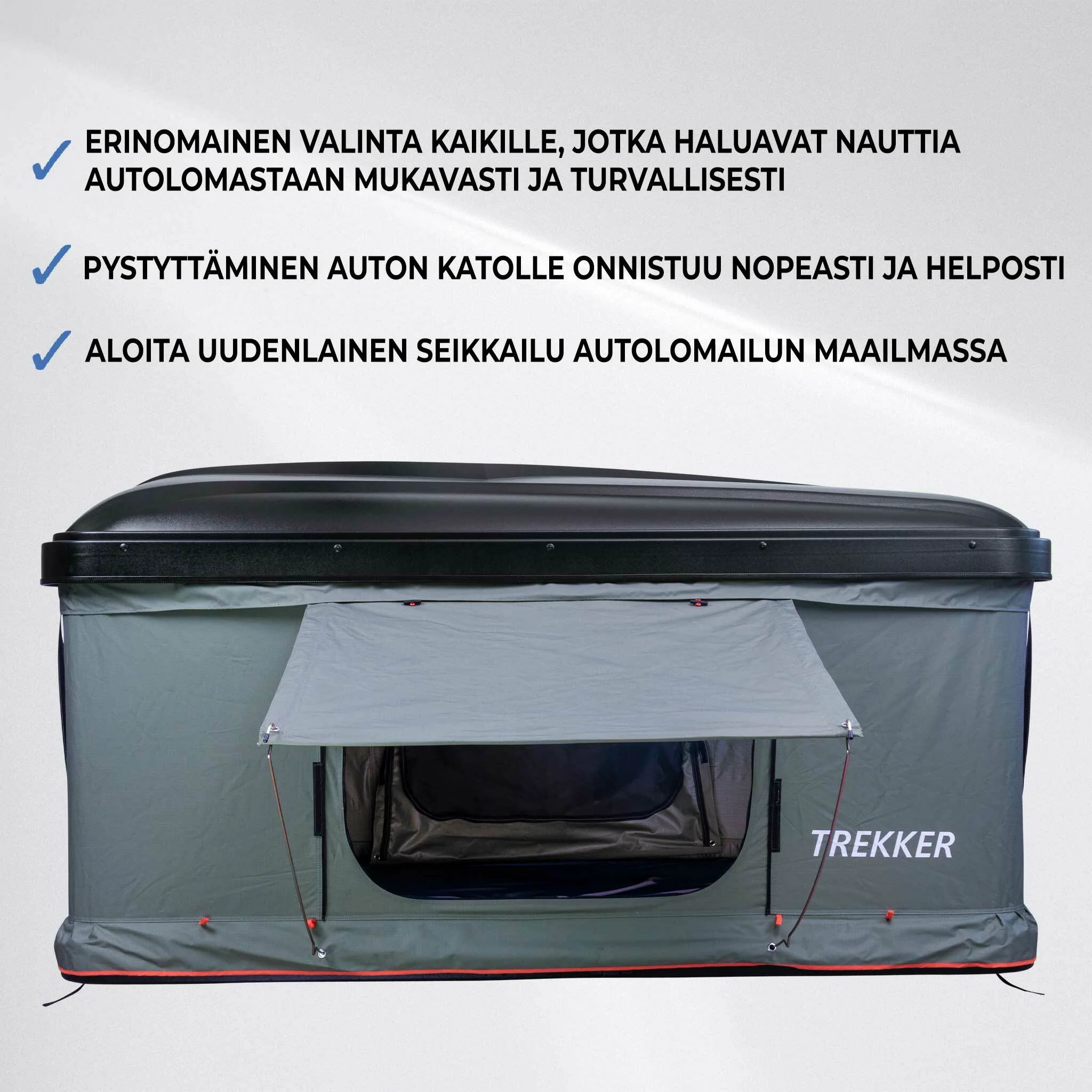 Trekker Dachzelt Hut M, grau