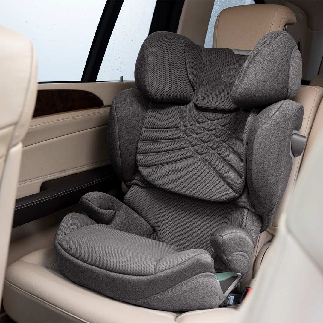 2025 Seggiolino auto CYBEX Solution T i-Fix Plus – Gruppo 2/3, Mirage Grigio, con ISOFIX e poggiatesta regolabile in altezza