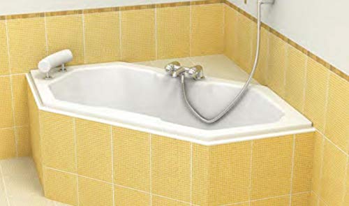 Vasca da bagno 180 x 80 cm 180 acrilico vasca 80 X 180 esagono Vasca : Amazon.it: Fai da te